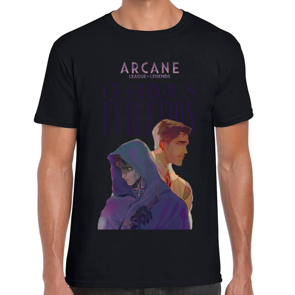 Playera Viktor & Jayce Gloriosa Evolucion Arcane Algodón Premium #0003316