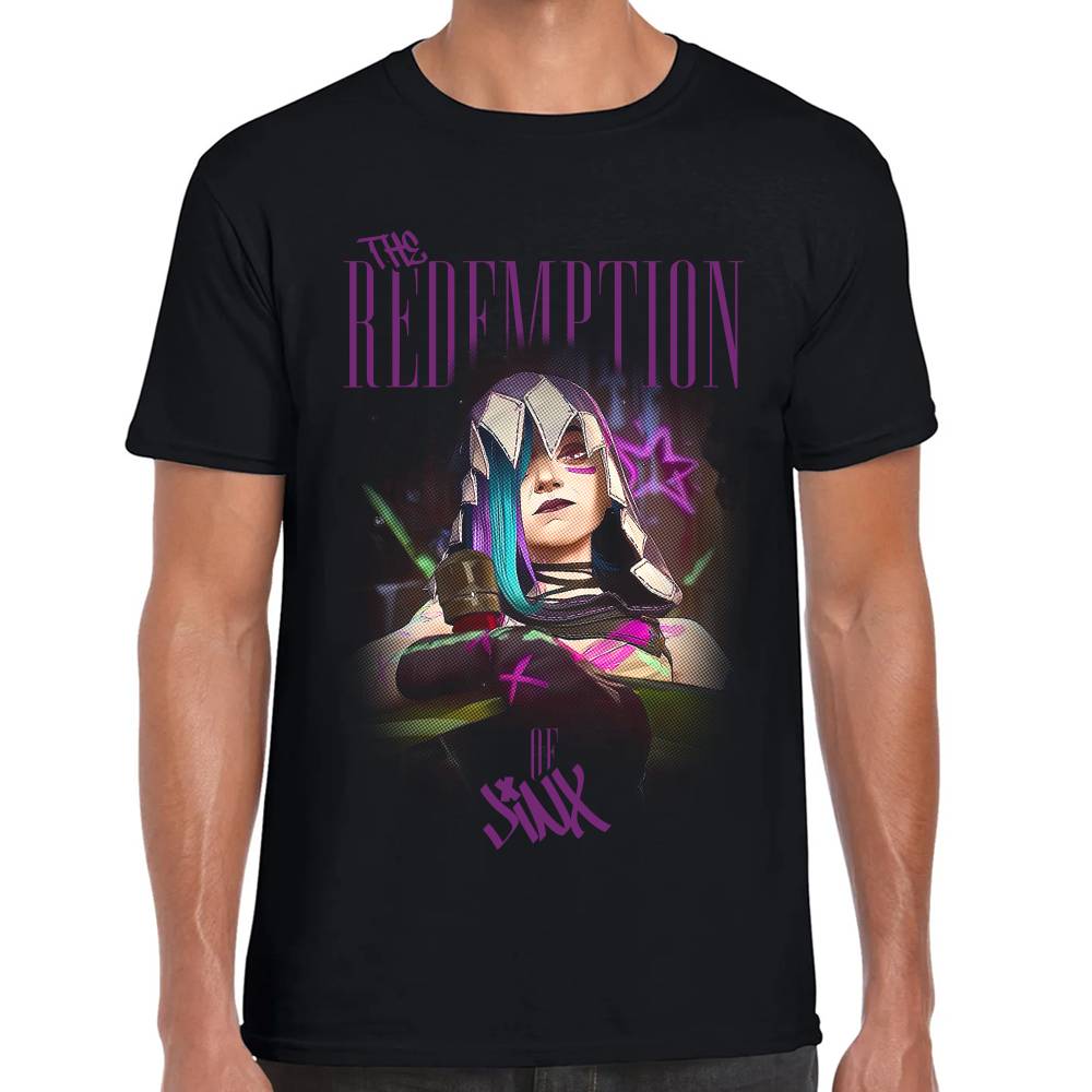 Playera Jinx Redencion Arcane Algodón Premium #0003317 Imagen principal del producto