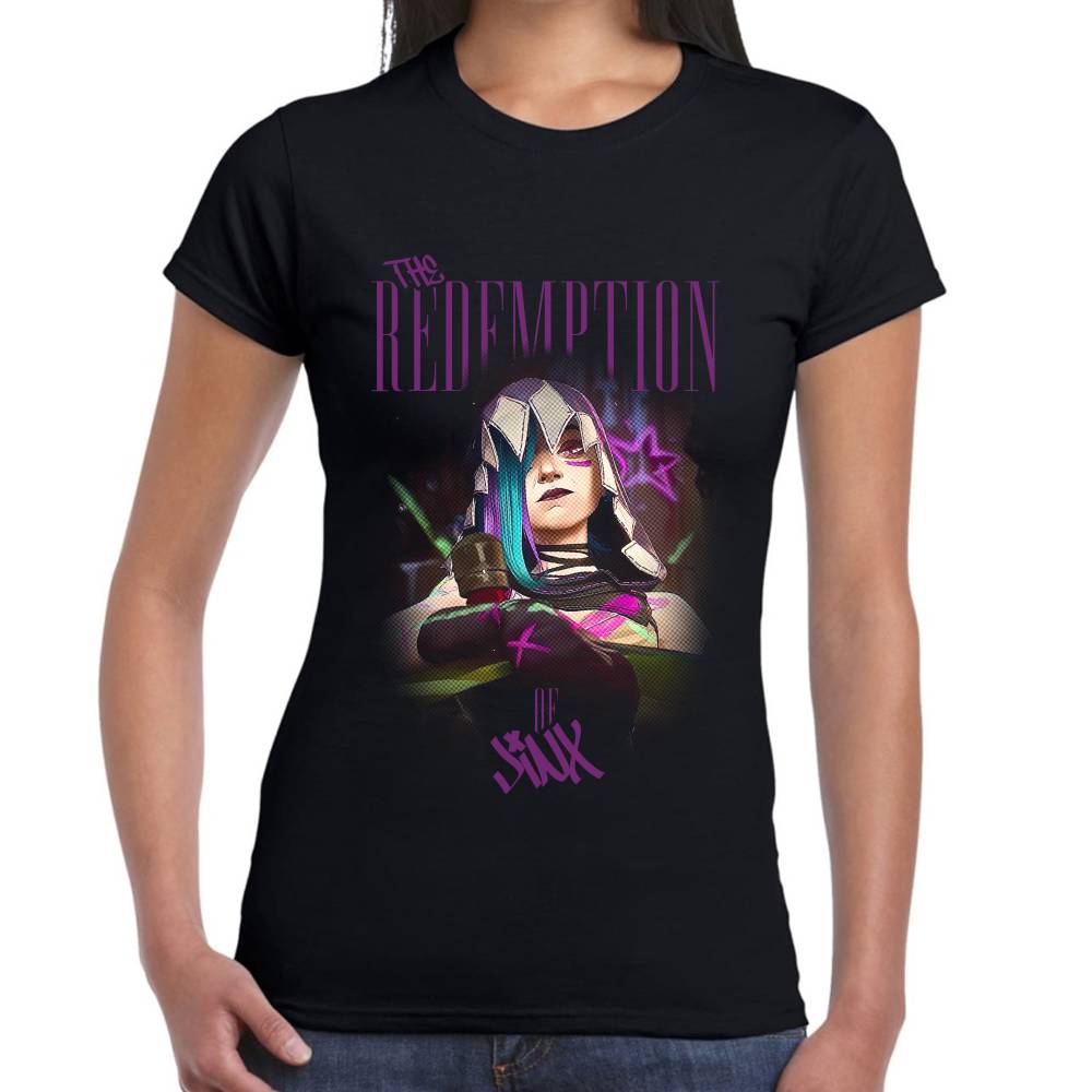Playera Jinx Redencion Arcane Algodón Premium #0003317 Imagen secundaria del producto