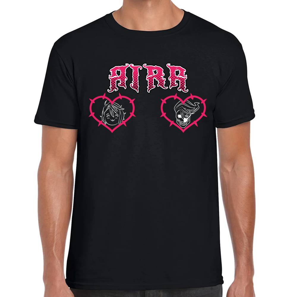 Playera Aira Shiratori Corazones DanDaDan Algodón Premium #0003501
