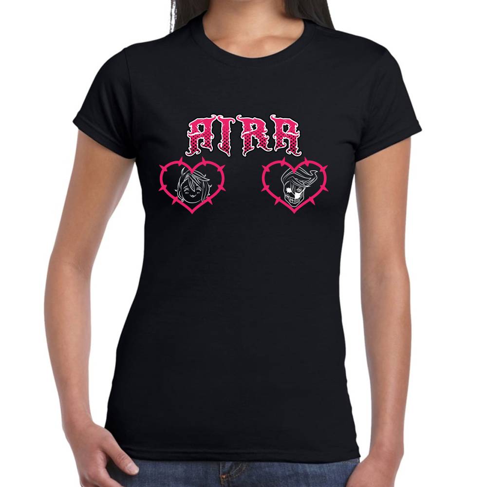 Playera Aira Shiratori Corazones DanDaDan Algodón Premium #0003501