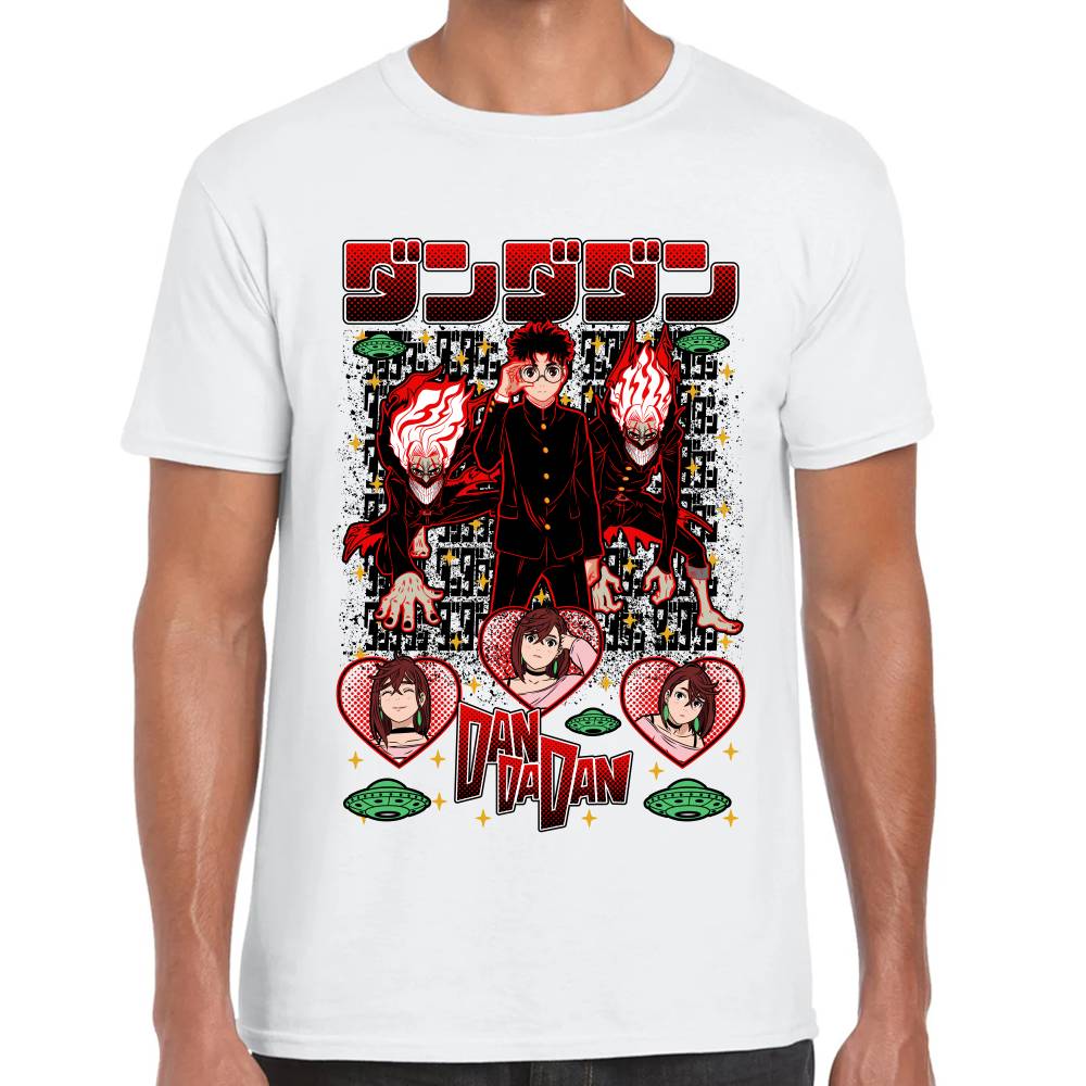 Playera Okarun & Momo DanDaDan Algodón Premium #0003502