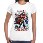 Playera Dante, Lady, Vergil & Conejo Blanco Devil May Cry Algodón Premium #0003504