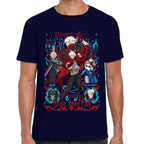 Playera Dante, Lady, Vergil & Conejo Blanco Devil May Cry Algodón Premium #0003504
