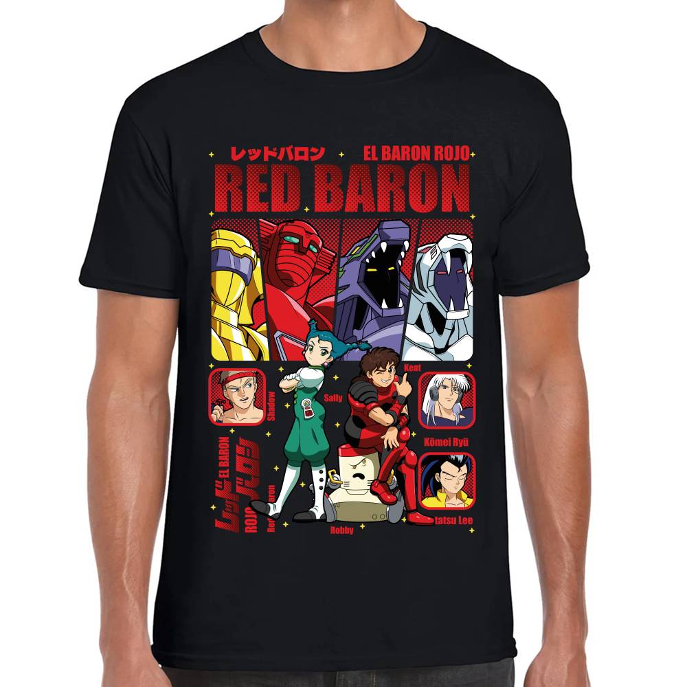 Playera Sally, Kent, Tatsu Lee, El Baron Rojo Algodón Premium #0003505 Imagen principal del producto