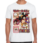 Playera Luffy Gear V y IV One Piece Algodón Premium #0003508