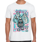 Playera Hatsune Miku 3 Vestidos Vocaloid Algodón Premium #0003509