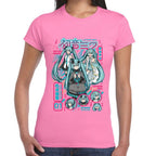Playera Hatsune Miku 3 Vestidos Vocaloid Algodón Premium #0003509
