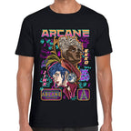 Playera Jinx (Powder) & Ekko Arcane Algodón Premium #0003512