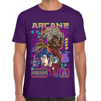 Playera Jinx (Powder) & Ekko Arcane Algodón Premium #0003512