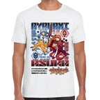 Playera Ayanami & Azuka, Eva 02 & Eva 00 Evangelion Algodón Premium #0003517