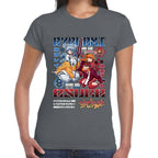 Playera Ayanami & Azuka, Eva 02 & Eva 00 Evangelion Algodón Premium #0003517