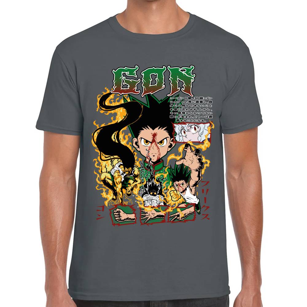 Playera Gon Freecss Hunter x Hunter Algodón Premium #0003519