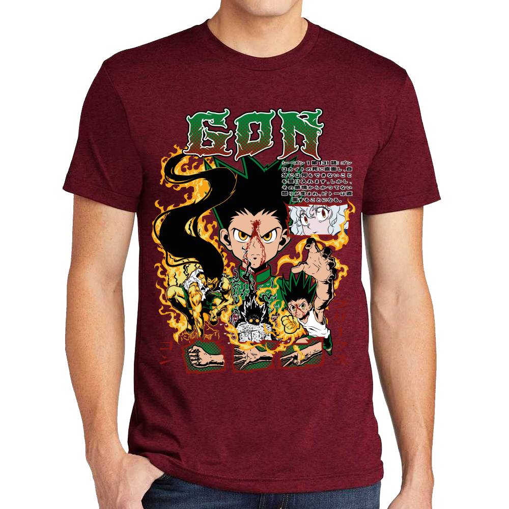 Playera Gon Freecss Hunter x Hunter Algodón Premium #0003519