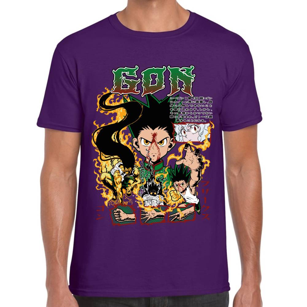 Playera Gon Freecss Hunter x Hunter Algodón Premium #0003519