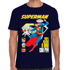 Playera Superman & Krypto Volando DC Algodón Premium #0003520