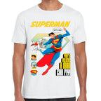 Playera Superman & Krypto Volando DC Algodón Premium #0003520