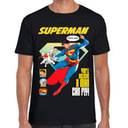 Playera Superman & Krypto Volando DC Algodón Premium #0003520