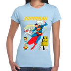 Playera Superman & Krypto Volando DC Algodón Premium #0003520