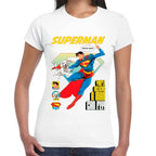 Playera Superman & Krypto Volando DC Algodón Premium #0003520