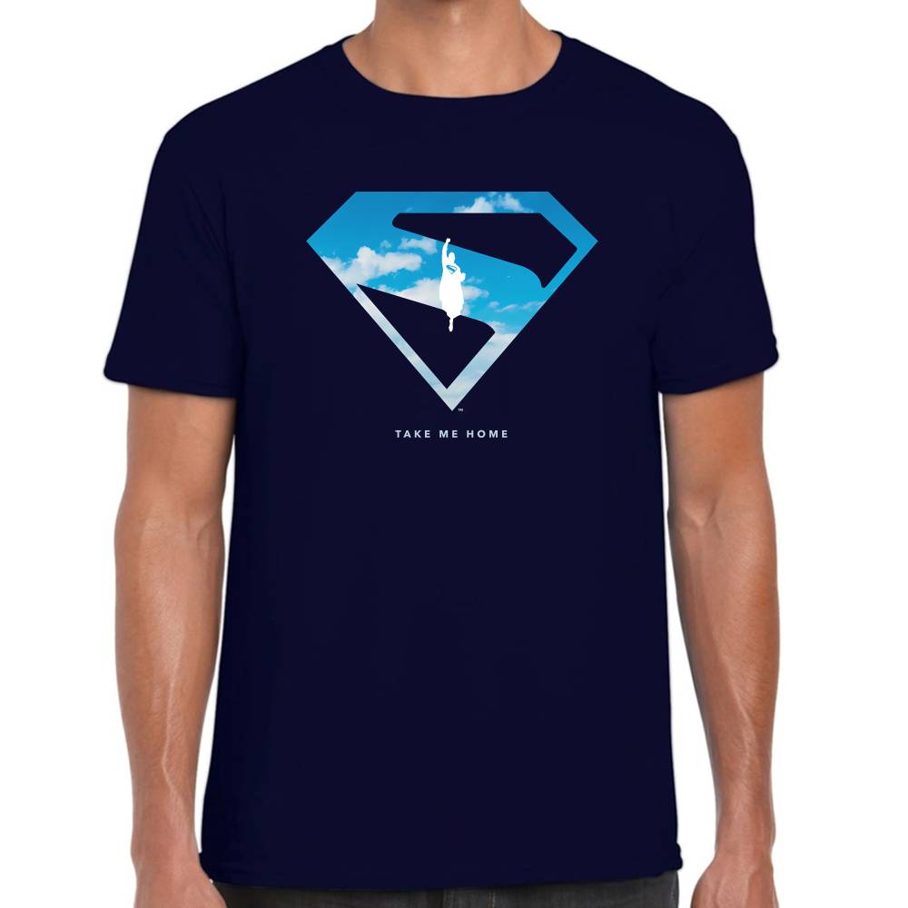 Playera Superman Take Me Home DC Algodón Premium #0003521