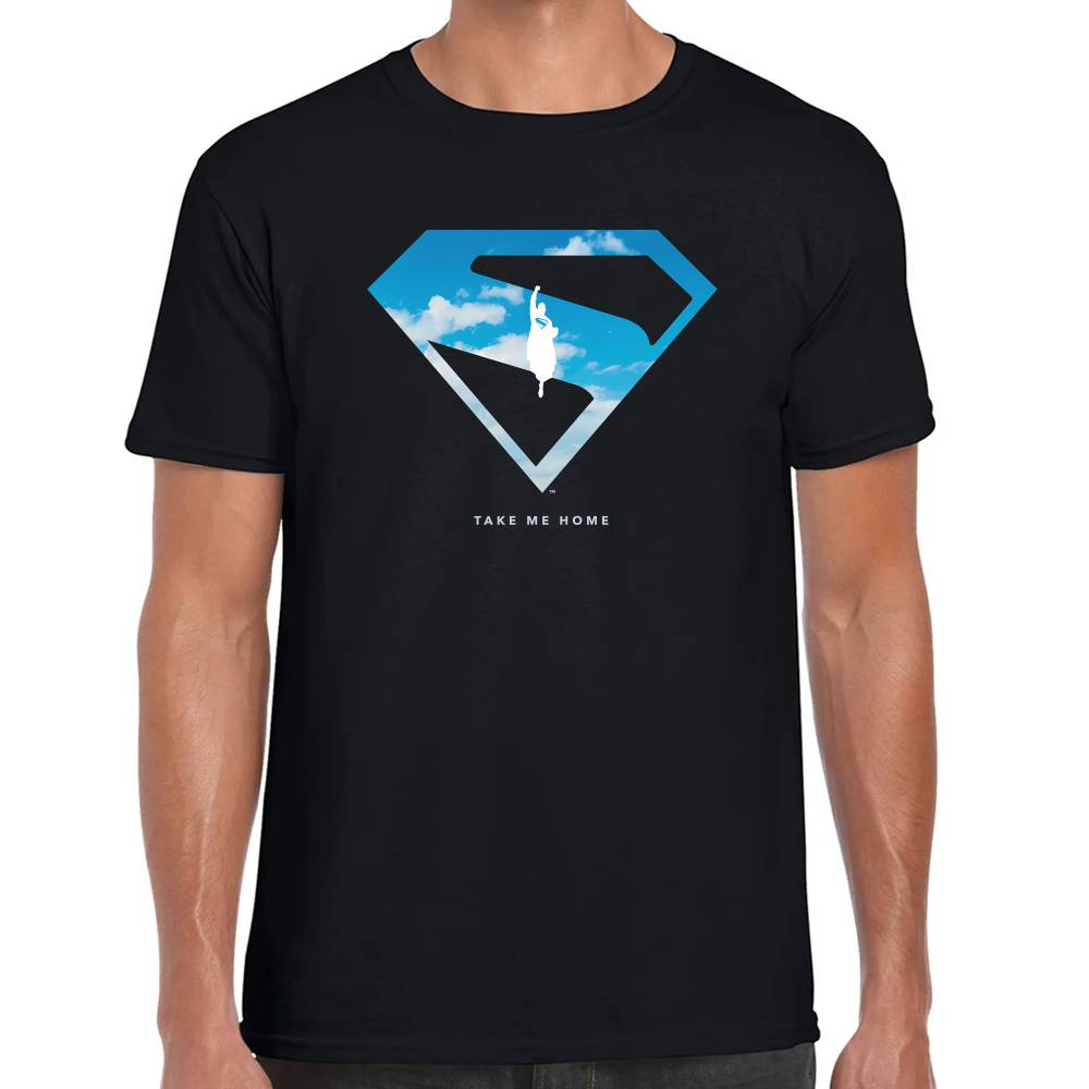 Playera Superman Take Me Home DC Algodón Premium #0003521