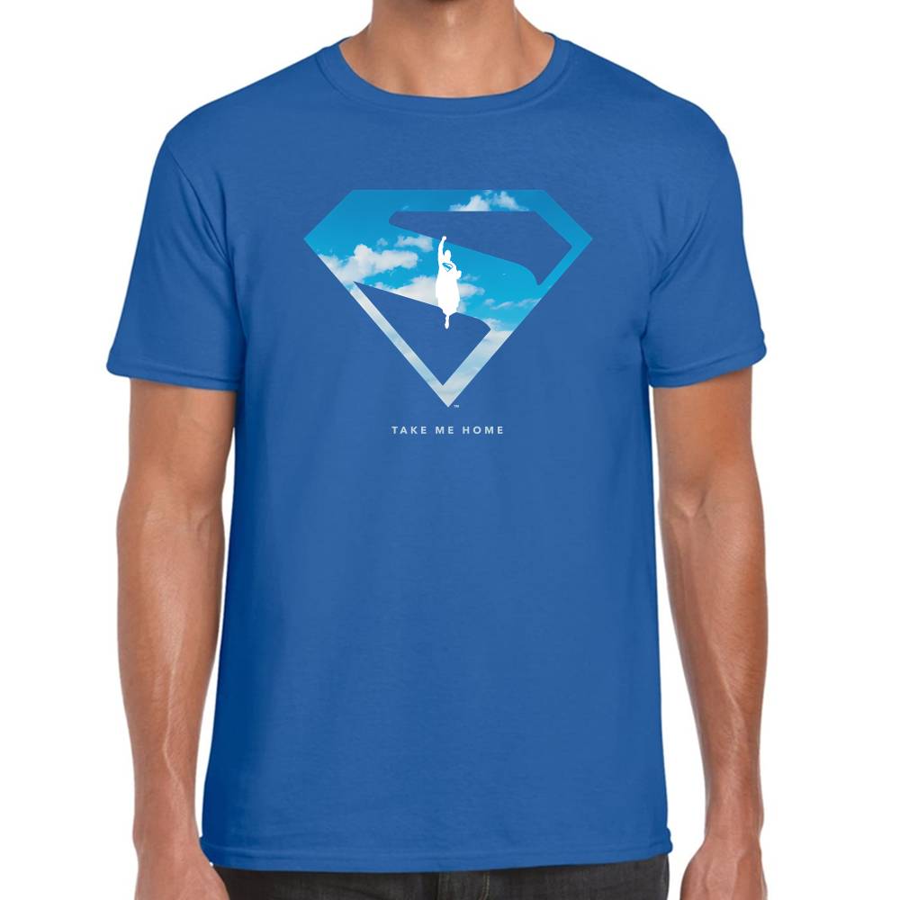 Playera Superman Take Me Home DC Algodón Premium #0003521