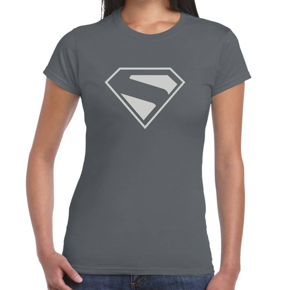 Playera Superman Logo Diamante DC Algodón Premium #0003522