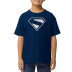 Playera de Niño Superman Logo Diamante DC Algodón Premium #0003522
