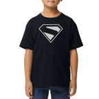 Playera de Niño Superman Logo Diamante DC Algodón Premium #0003522