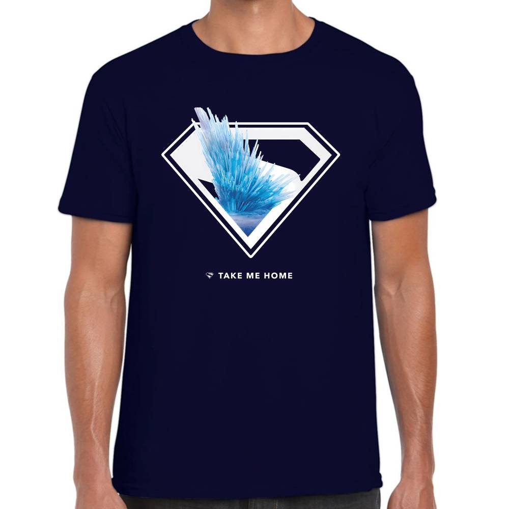 Playera Superman Fortaleza de la Soledad DC Algodón Premium #0003523 Imagen principal del producto