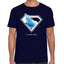 Playera Superman Fortaleza de la Soledad DC Algodón Premium #0003523