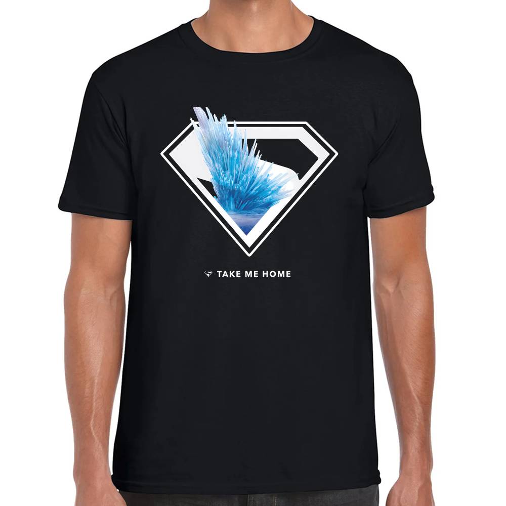 Playera Superman Fortaleza de la Soledad DC Algodón Premium #0003523