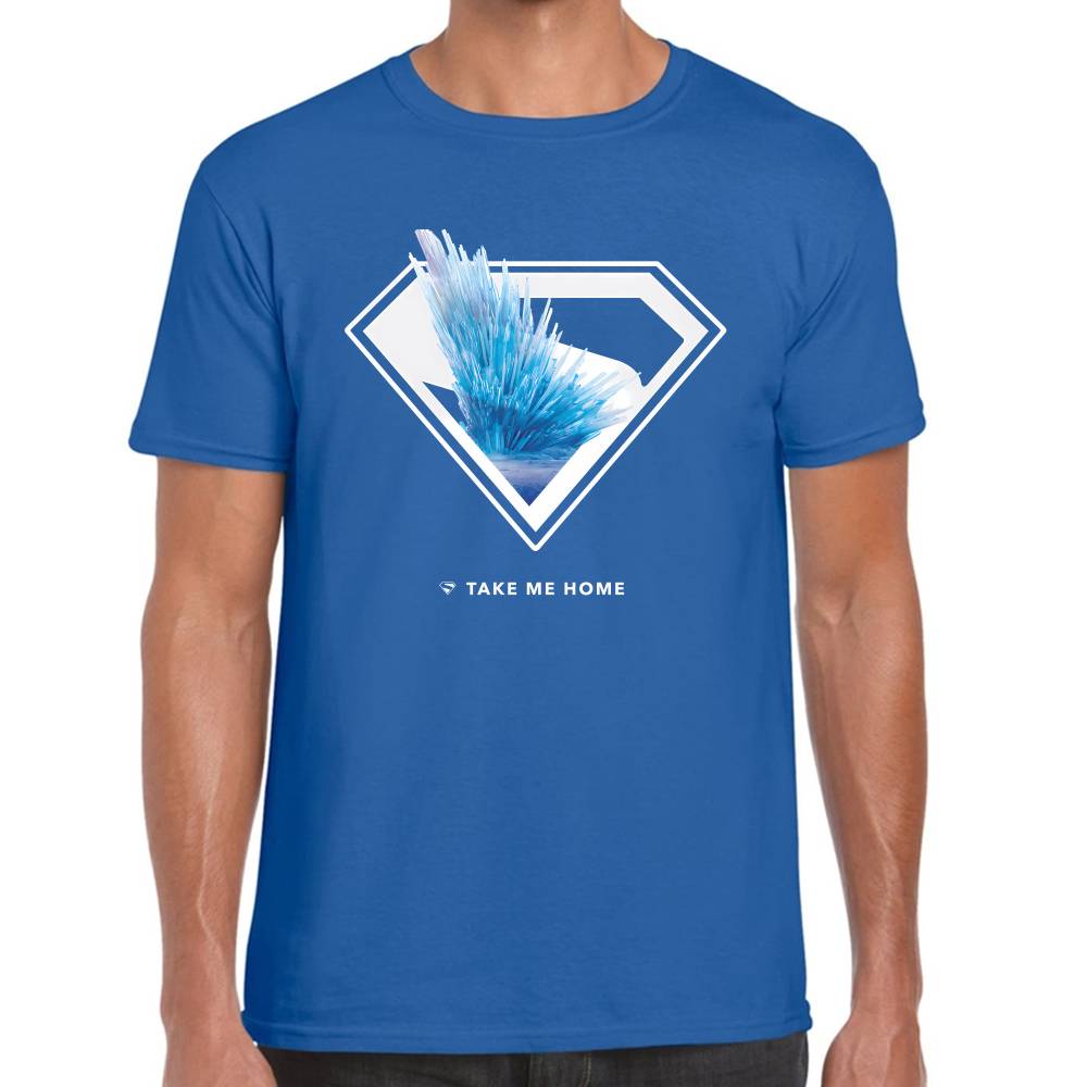 Playera Superman Fortaleza de la Soledad DC Algodón Premium #0003523
