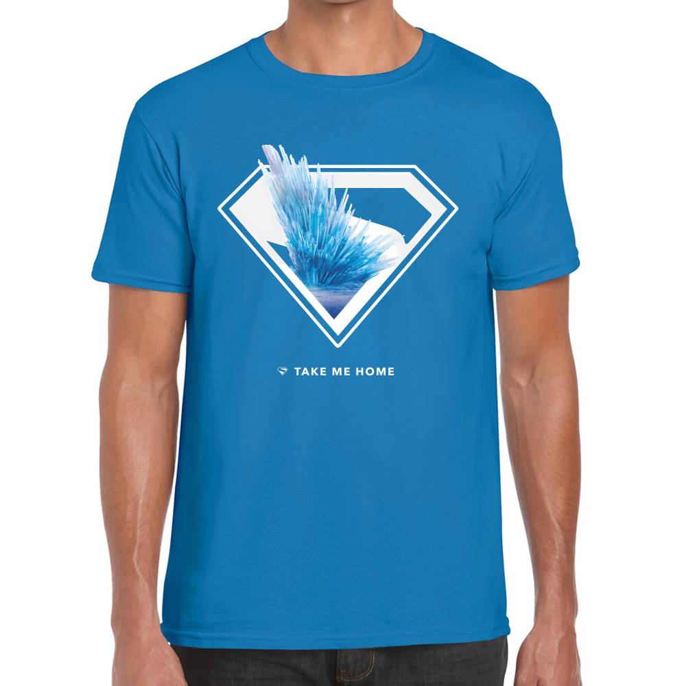Playera Superman Fortaleza de la Soledad DC Algodón Premium #0003523