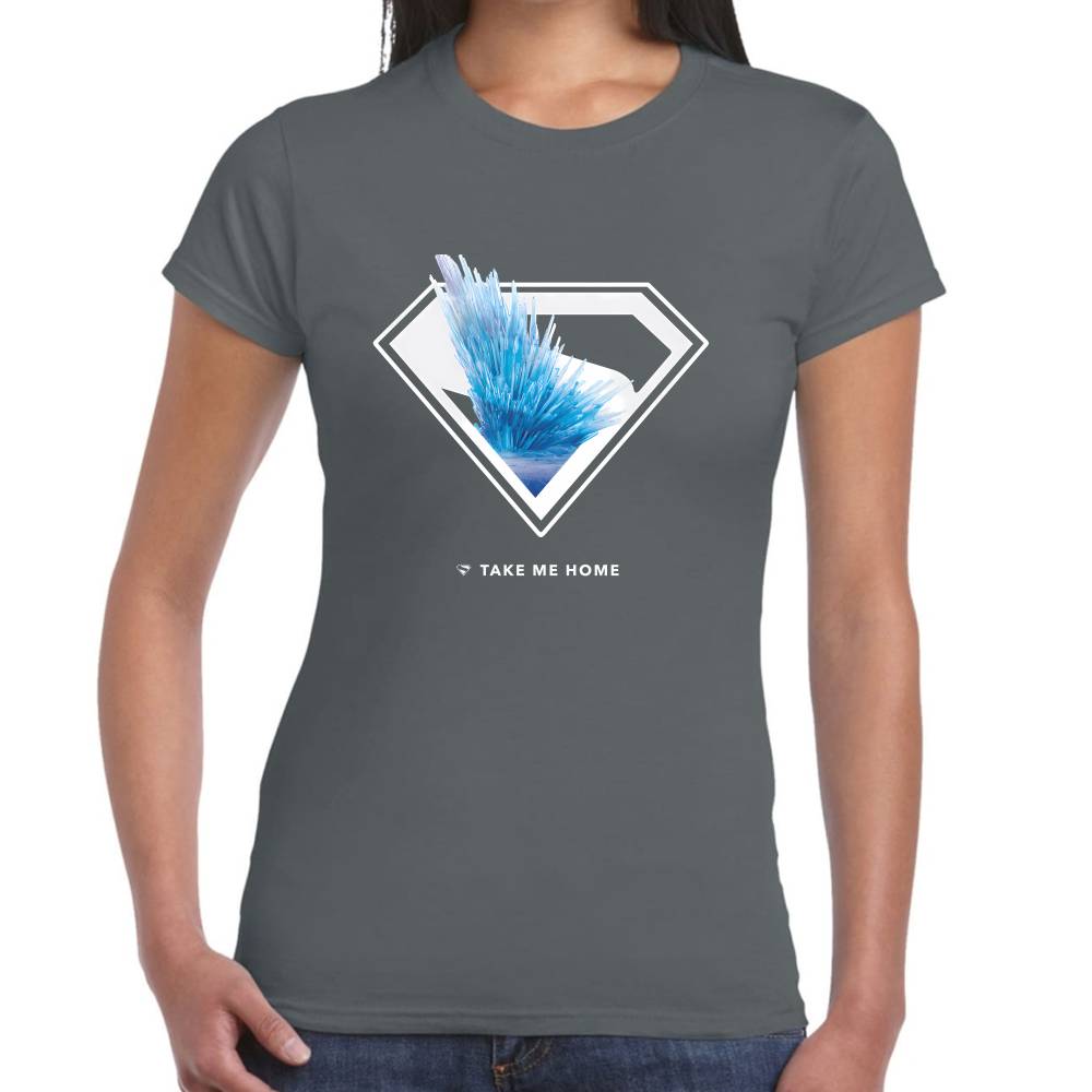 Playera Superman Fortaleza de la Soledad DC Algodón Premium #0003523
