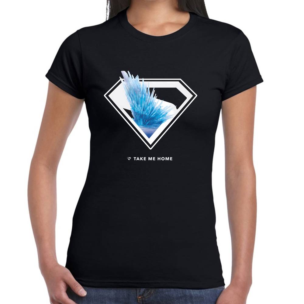 Playera Superman Fortaleza de la Soledad DC Algodón Premium #0003523