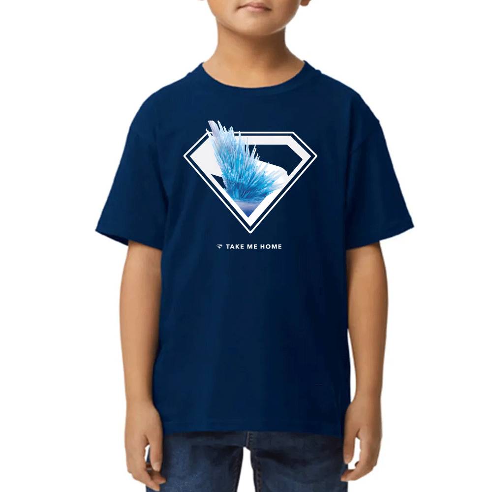 Playera de Niño Superman Fortaleza de la Soledad DC Algodón Premium #0003523 Imagen principal del producto