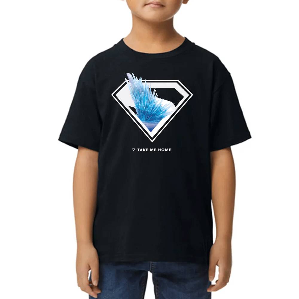 Playera de Niño Superman Fortaleza de la Soledad DC Algodón Premium #0003523
