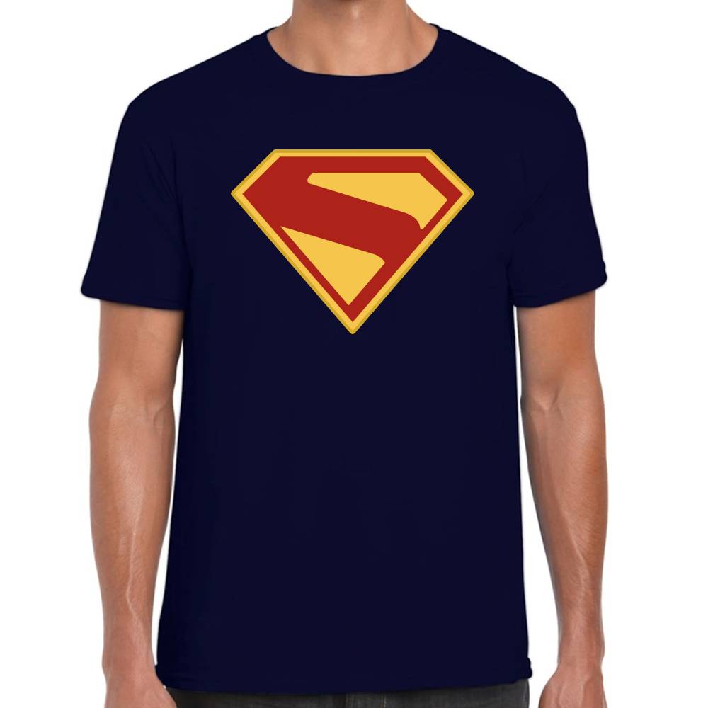 Playera Superman Logo Traje DC Algodón Premium #0003524