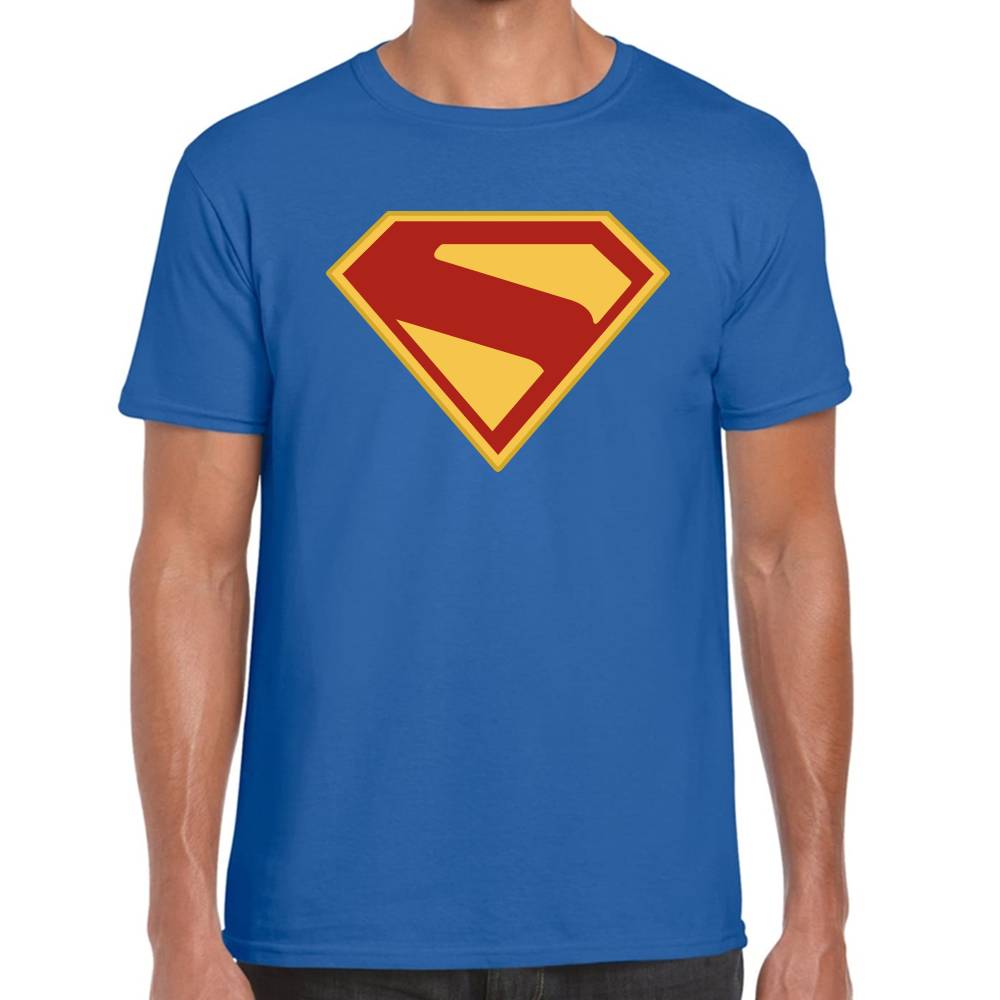 Playera Superman Logo Traje DC Algodón Premium #0003524