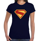 Playera Superman Logo Traje DC Algodón Premium #0003524