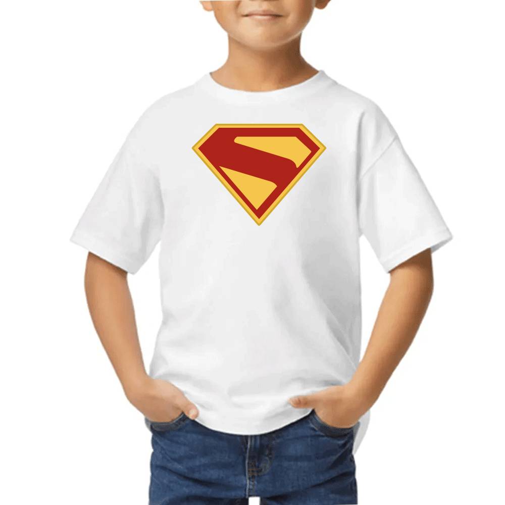Playera de Niño Superman Logo Traje DC Algodón Premium #0003524 Imagen principal del producto