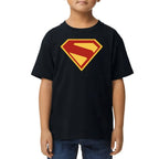 Playera de Niño Superman Logo Traje DC Algodón Premium #0003524