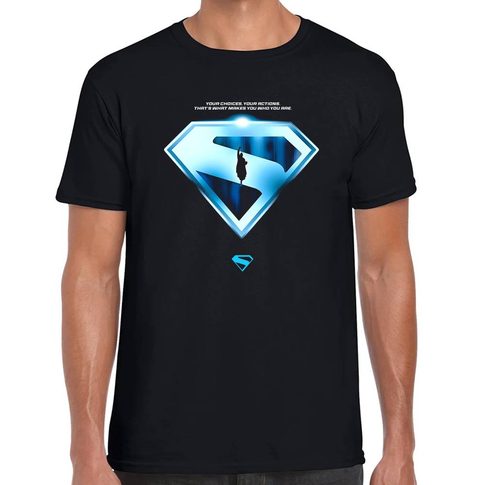 Playera Superman Your Choices Your Actions DC Algodón Premium #0003526 Imagen principal del producto