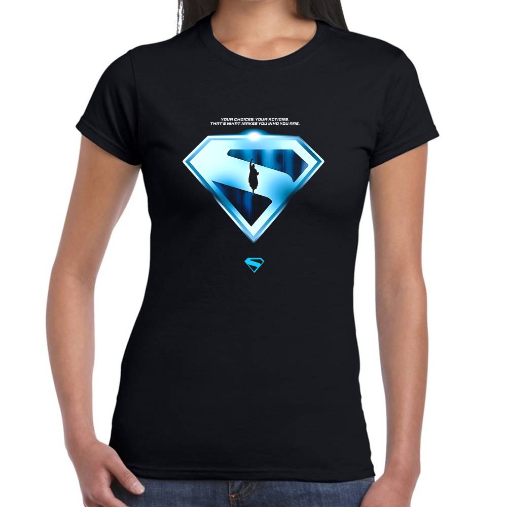 Playera Superman Your Choices Your Actions DC Algodón Premium #0003526 Imagen secundaria del producto