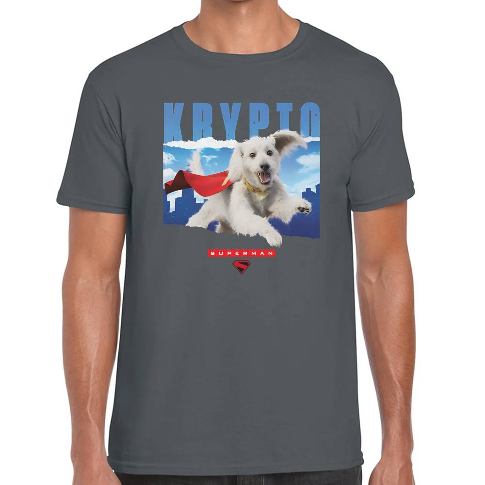Playera Krypto Volando Superman DC Algodón Premium #0003528