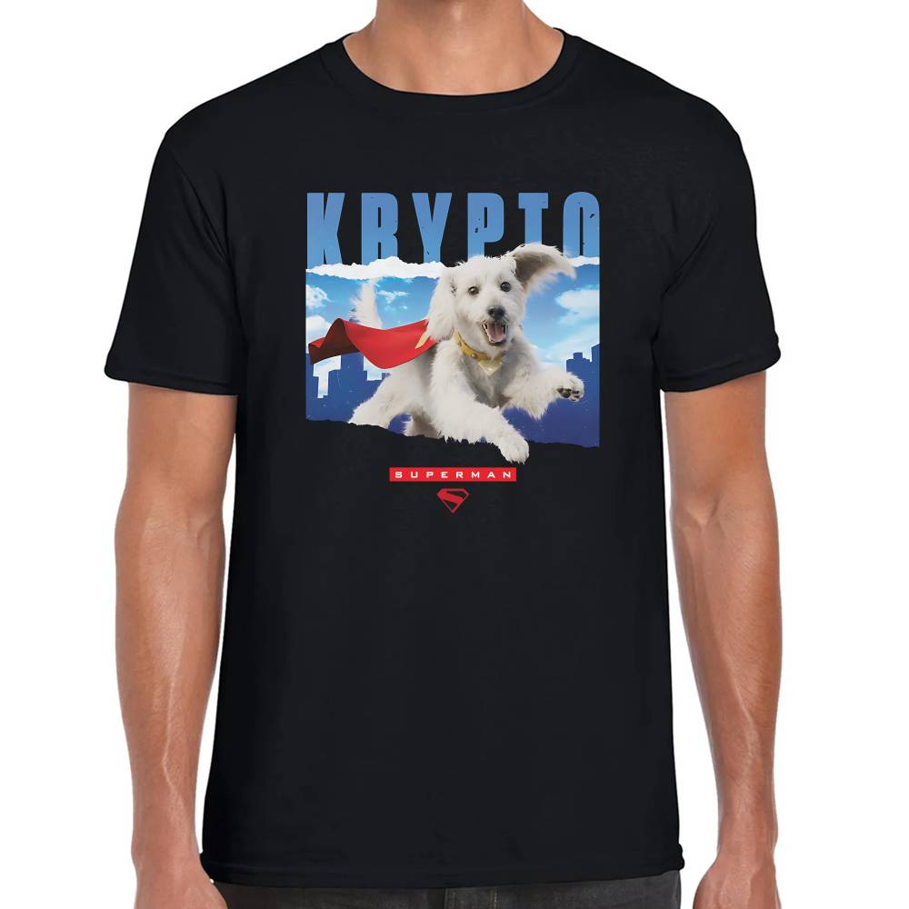Playera Krypto Volando Superman DC Algodón Premium #0003528