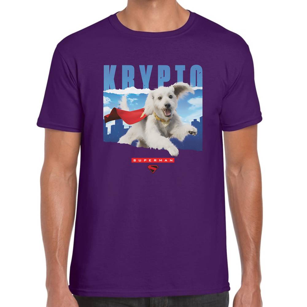 Playera Krypto Volando Superman DC Algodón Premium #0003528