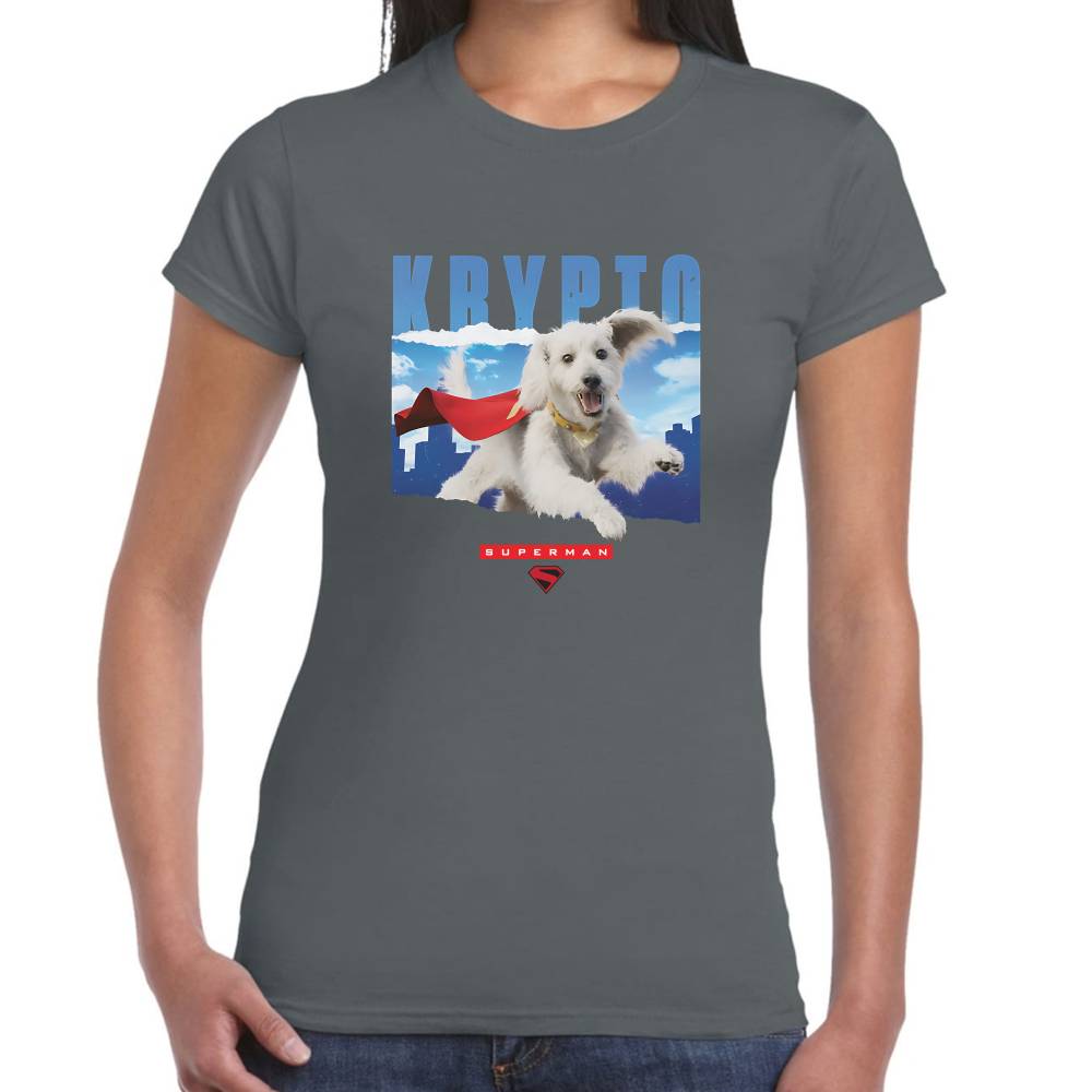 Playera Krypto Volando Superman DC Algodón Premium #0003528